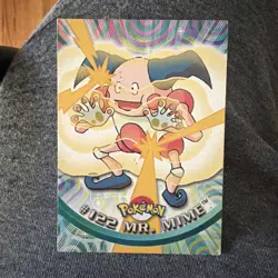 Topps Pokemon TV Animation Series 3 Mr. Mime #122 Non Holo LP - Image 1