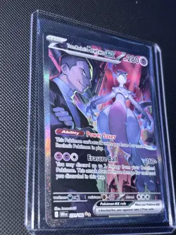 Pokemon Team Rocket's Mewtwo ex SAR - 125/098 - SV10: The Glory of Team Rocket - Image 4