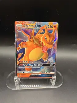 Charizard GX Sun & Moon Black Star Promo SM211 Pokemon Holo - Image 1