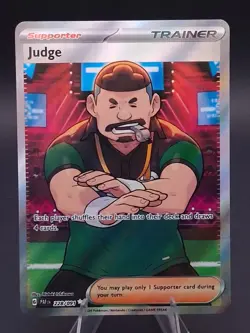 Judge 228/091 - Full Art Ultra Rare - Paldean Fates - Pokemon TCG - NM - Image 1