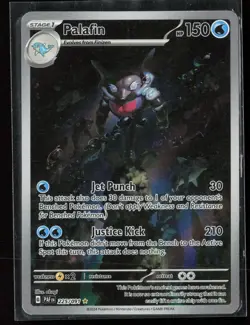 Palafin 225/091 SV: Paldean Fates Illustration Rare Pokemon TCG NM - Image 1