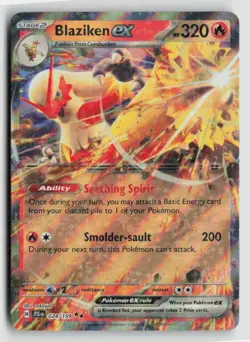 Blaziken ex 024/159 Pokemon SV09: Journey Together Double Rare NM - Image 1