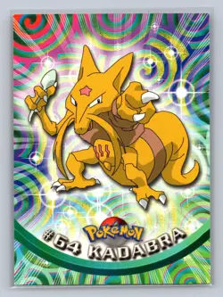 Kadabra #64 Topps Trading Cards Series 1 Pokemon Near Mint - Image 1