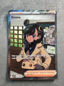 Emma 107/086 Full Art Double Ultra Rare Pokemon Chaos Rising ME04 NM - Image 1