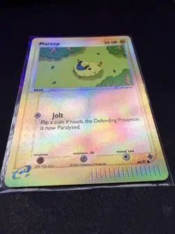 The Pokemon Company 2003 Mareep 64/97 Dragon Reverse Holo E-Reader Pokemon TCG - Image 1