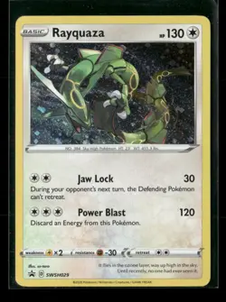 Rayquaza SWSH029 Holo Sword & Shield Promo NM/M Pokemon - Image 1