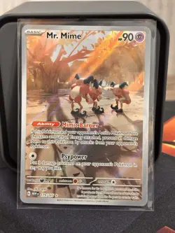 Pokemon Mr. Mime 179/165 SV Scarlet & Violet 151 Illustration Rare Holo Eng - Image 1