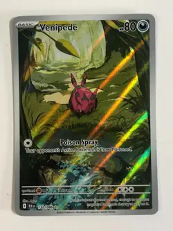 Pokemon TCG Black Bolt IR Venipede 132/086 Near Mint - Image 1