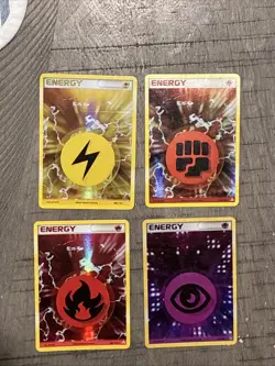 Pokemon TCG Holo Energy Power Keepers Lightly Played - Image 1