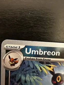2023 Pokemon Obsidian Flames Gamestop Promo Umbreon Reverse Holo #130/197 - Image 3