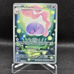 Pokemon Musharna Illustration Rare SV: Black Bolt 117/086 NM - Image 1