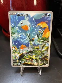 Ducklett 109/086 Illustration Rare IR - English Pokemon TCG - White Flare - Image 1