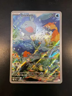 Ducklett 109/086 Illustration Rare IR - English Pokemon TCG - White Flare - Image 3