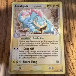 Pokemon Feraligatr TCG EX Dragon Frontiers 2/101 Holo Rare Delta Species 120 HP - Image 1