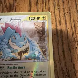 Pokemon Feraligatr TCG EX Dragon Frontiers 2/101 Holo Rare Delta Species 120 HP - Image 3