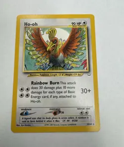 Nintendo Ho-Oh 18/64 Neo Revelation 2000 Unlimited Rare Basic 90 HP Regular - Image 1