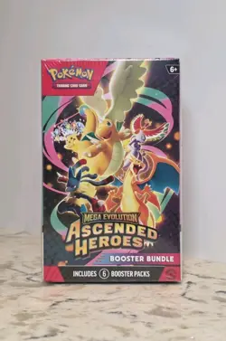 Pokemon Mega Evolution Ascended Heroes Booster Bundle Box NEW SEALED - Image 1