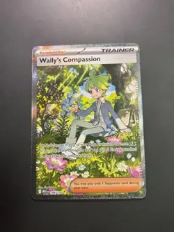 Pokemon Mega Evolution Wally’s Compassion 186/132 Special Illustration Rare M/NM - Image 2