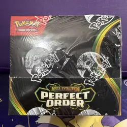 Pokemon Mega Evolution Perfect Order Booster Box Sealed - Image 1