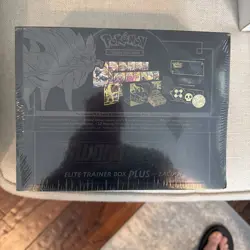 Pokemon TCG Sword & Shield Zacian ETB Elite Trainer Box Plus Factory Sealed - Image 3