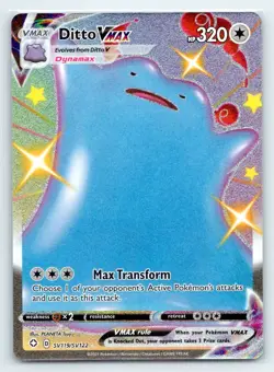 Pokemon Ditto VMAX Shining Fates Shiny Vault SHF VMAX RARE HOLO SV119/SV122 NM - Image 1
