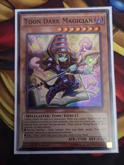 Yu-Gi-Oh! Toon Dark Magician -TDIL-EN032- Super Rare - 1st Edition LP - Image 1