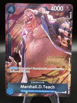 MARSHALL D. TEACH ST03-014 2023 ONLINE REGIONAL FINALIST ONE PIECE CARD GAME - Image 1