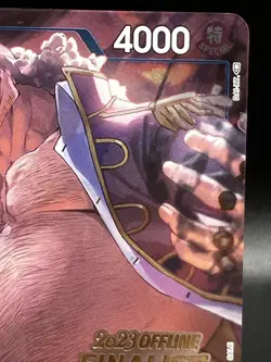 MARSHALL D. TEACH ST03-014 2023 ONLINE REGIONAL FINALIST ONE PIECE CARD GAME - Image 3