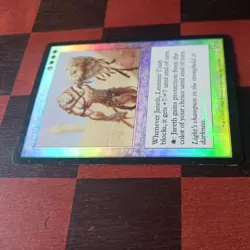 Mtg Jareth, Leonine Titan FOIL HP Onslaught Rare Magic the Gathering Cat Card - Image 3