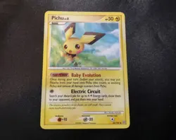 Pichu 45/100 Stormfront Common Pokemon Card LP - Image 1
