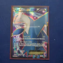 Latios EX (101 Full Art) 101/108 Roaring Skies XY Holo Pokemon Card TCG - Image 1