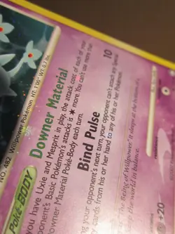 AZELF HOLO POKEMON CARD 4/123 MYSTERIOUS TREASURES NEVER PLAYED NM- BLEED ERROR - Image 4
