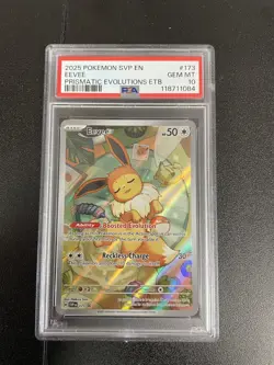 PSA 10 Pokemon Eevee SVP 173 Gem Mint Graded Card - Image 3