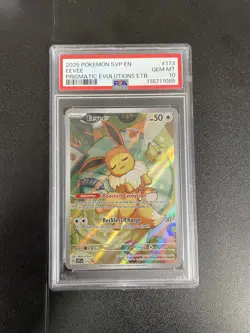 PSA 10 Pokemon Eevee SVP 173 Gem Mint Graded Card - Image 5