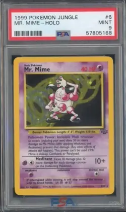 6-Card Pokemon Lot PSA 9 HOLOS 1999 (Unlimited) - Image 5