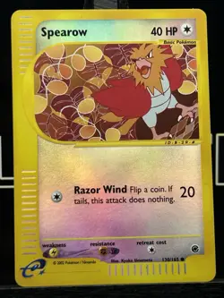 Spearow 130/165 Expedition Base Set Reverse Holo Pokemon Card TCG - Image 3