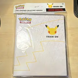 Pokemon TCG First Partner Collector's Binder 3-Ring Oversized 30 Cards Pikachu - Image 1