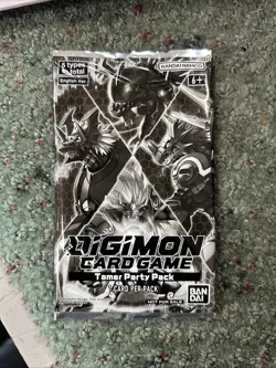 Digimon Card Game Tamer Party Pack Kit BRAND NEW Sealed 4 Cards CCG - Image 2