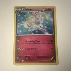 Pokemon Sylveon Holo 30/30 XY Trainer Kit Sylveon & Noivern 90 HP Card - Image 1