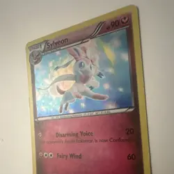 Pokemon Sylveon Holo 30/30 XY Trainer Kit Sylveon & Noivern 90 HP Card - Image 2
