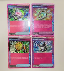 Pokemon TCG Ace Spec Rare Lot of 4 Pink Trainer Near Mint/NM Condition Cards - Image 1
