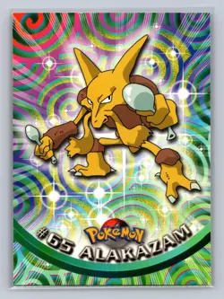 Alakazam #65 Topps Trading Cards Series 1 Pokemon Near Mint - Image 1