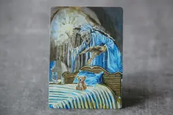 Bed Time Leech | Satirical Altered Art MTG - Image 1