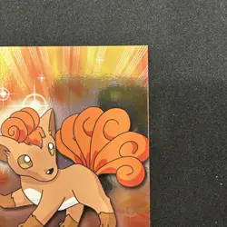 Topps Pokemon Card Series 1 Chrome Foil Blue Logo 1st Edition #37 Vulpix NM - Image 5