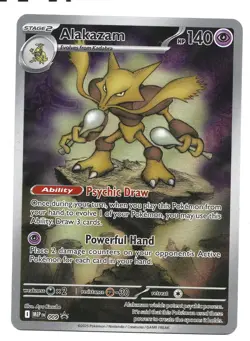 Pokemon Alakazam 009 Me: Mega Evolution Black Star Promo - Image 1