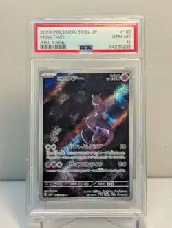 PSA 10 Mewtwo AR 183/165 sv2a Pokemon Card 151 Scarlet & Violet Japanese 2023 GM - Image 1