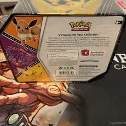 Pokemon TCG: V Powers Tin PIKACHU NEW Factory Sealed NEW - Image 2