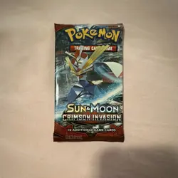 3 Pokemon Sun & Moon Crimson Invasion Booster Packs - Image 4