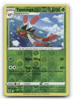 Yanmega Reverse Holo Uncommon Astral Radiance 007/189 Pokemon Near Mint - Image 1