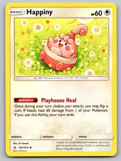 Happiny 161/214 Uncommon Unbroken Bonds Pokemon Near Mint - Image 1